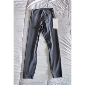 New Lululemon Align High Rise HR Pant 25" Size 6 Legging Smoke Gray Yoga NWT